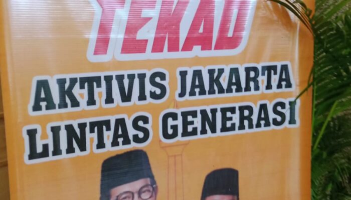 Deklarasi Aktivis Jakarta Dukung Pramono dan Rano Doel