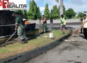 TMP Kusuma Bakti Jurug Jadi Sasaran Karya Bakti Koramil 04/Jebres Jelang Hari Juang TNI AD Tahun 2024