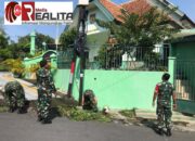 Ciptakan Lingkungan Kantor Yang Bersih Dan Nyaman Koramil 04/Jebres Laksanakan Pembenahan Pangkalan