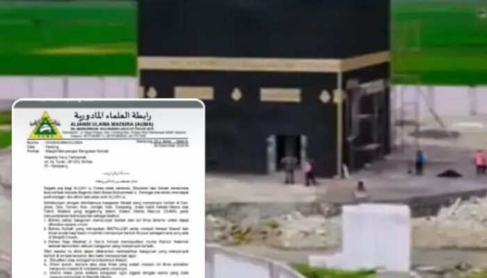 Viral !!!! Bangunan Menyerupai Ka’bah Menggegerkan Warga Sampang, Ulama Madura Tegas Menolak Bentuk Bangunan 
