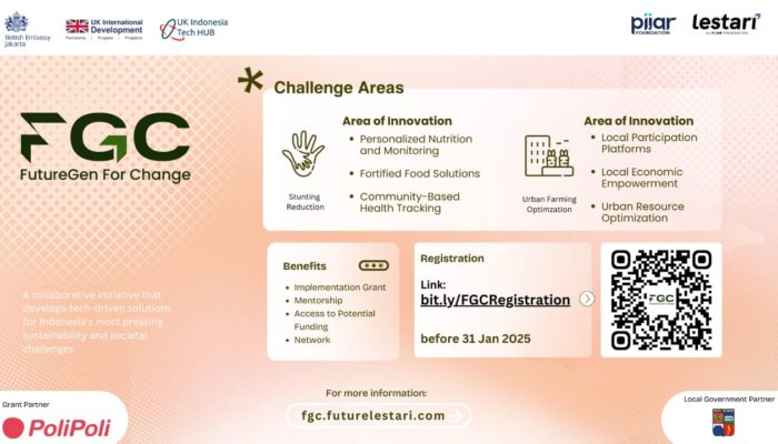 Ayo Daftar Jadi Bagian ‘FutureGen For Change’, Memajukan Pembangunan Kota Berkelanjutan