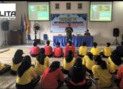 Danramil 01/Laweyan Berikan Materi Wawasan Kebangsaan Dalam Diklat Dasar Pasukan Inti SMPN 3 Surakarta