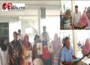 Balai Desa Bulusari Di Gerudug 137 WargaTerkait Menerima Sertifikat Hak Atas Tanah ( SHAT )