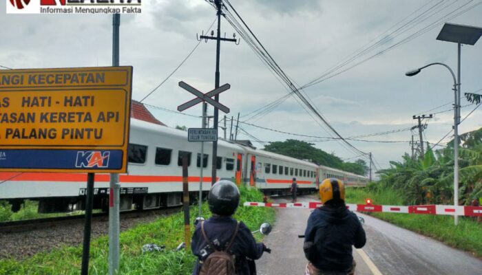 Pengoperasional Sempat Terkendala,titik JPL Rel Kereta Api Mulai Aktif