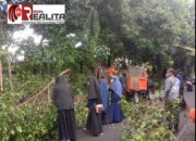 Bulan Ramadhan Tak Menjadi Penghalang, Babinsa Tetap Semangat Laksanakan Kerja Bakti Bersama Warga