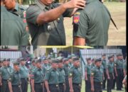 Kodim 0723/Klaten Gelar Upacara Korp Raport Kenaikan Pangkat Bintara Dan Tamtama