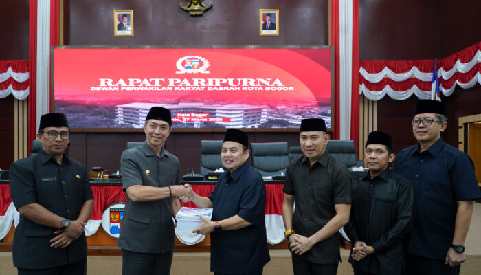 Gelar Rapat Paripurna, DPRD Kota Bogor Tetapkan Tatib Baru dan Bentuk Empat Pansus