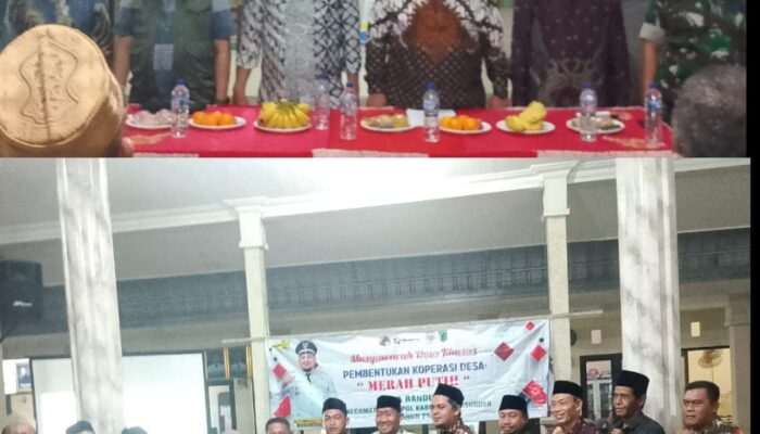 15 Desa di Kecamatan Gempol Sudah Resmi Dibentuk Pengurus Koperasi Desa Merah Putih