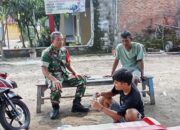 Himbaunya Babinsa Koramil 24/Klaten Utara Saat Sambangi Tokoh Pemuda Desa Belang Wetan
