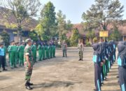 Berikan Karakter Dan Kedisiplinan, Anggota Koramil 12/Manisrenggo Latih PBB Siswa-Siswi SMPN 3 Manisrenggo