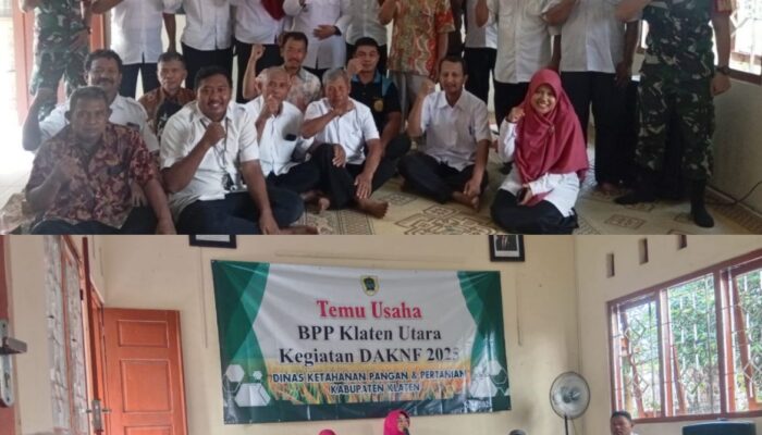 Babinsa Koramil 24 Klaten Utara Hadiri Temu Usaha DAKNF 2025 Di BPP Klaten Utara
