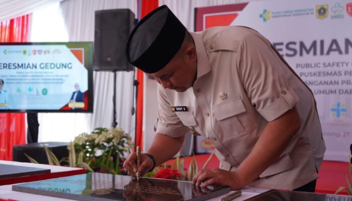 Bupati Bogor Rudy Susmanto Resmikan PSC 119 Untuk Perkuat Layanan Kesehatan Terpadu