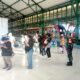 Pastikan Keamanan Dan Kenyamanan Para Pemudik, Babinsa Purwosari Cek Penumpang di Stasiun Kereta Api