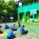 Berikan Pelatihan PBB Dan Wawasan Kebangsaan, Babinsa Koramil 09/Prambanan Datangi SMP Negeri 1 Prambanan Klaten