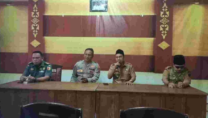 Penertiban PKL Tuai Kritikan, Camat Blega Adakan Rapat koordinasi lintas Sektor