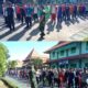 Peduli Generasi Penerus Bangsa, Babinsa Kepatihan Wetan Gembleng Sikap, Mental, Dan Karakter Murid Baru