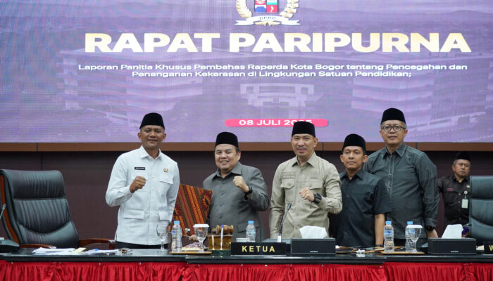 Kawal Arah Kebijakan Kota Bogor, DPRD Kota Bogor Terima Draft RPJMD dan Mulai Pembahasan 4 Raperda