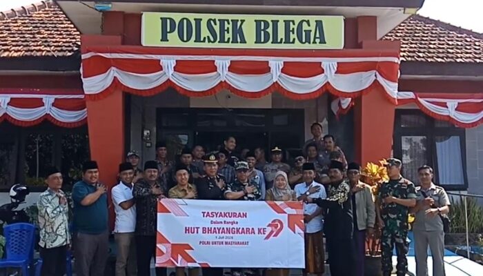 Di Hari Bhayangkara Ke-79 Mako Polsek Blega Dapat kejutan Raih 2 Kejuaraan Sekaligus
