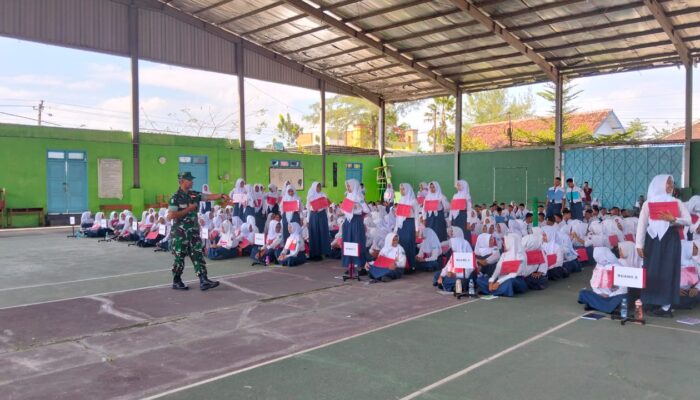 Beri Wasbang Dan Penyuluhan Bahaya Judi Online Siswa SMA Negeri 1 Cawas Klaten, Ini Kata Bati Tuud Koramil 20/Cawas
