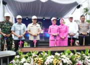 Rudy Susmanto Lakukan Peletakan Batu Pertama Pembangunan Gedung Bhayangkari Kabupaten Bogor