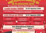 Dalam Rangka HUT RI Ke-80, Desa Daleman Siapkan Festival Lomba dan Hadiah Puluhan Juta