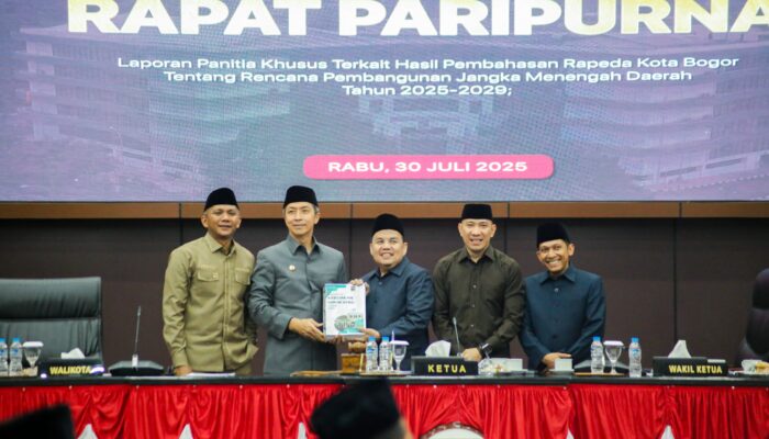 RPJMD Kota Bogor 2025–2029 Resmi Disahkan