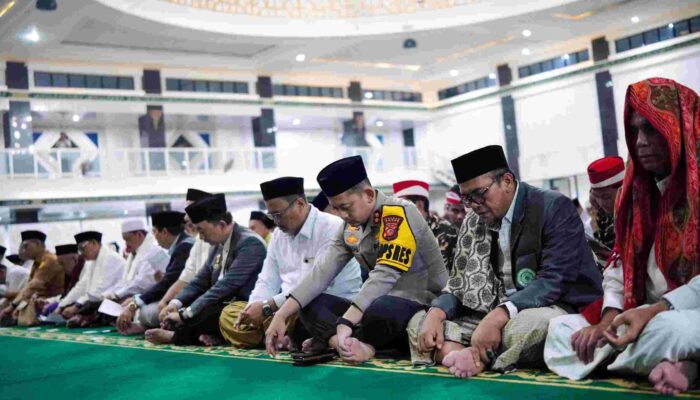 Kapolres Bogor Ikuti Istigosah Kebangsaan Bersama Forkopimda Untuk Jaga Kamtibmas