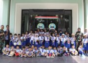 Kodim 0723/Klaten Terima Kunjungan Edukatif TK Speak First Klaten