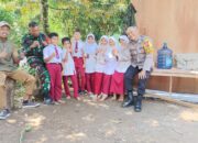 Sinergitas TNI-POLRI dengan Sekolah Wilayah Desa Binaan Giat Coolingsistem,untuk Menjaga Harkamtibmas Wilayah.