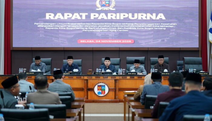 DPRD Kota Bogor Menggelar Rapat Paripurna Agenda KUA – PPAS 2026