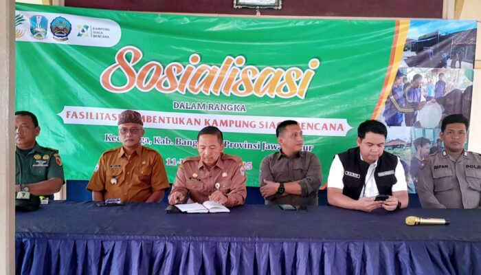 Sosialisasi Pembentukan Kampung Siaga Bencana (KSB) di Kawasan Desa Blega