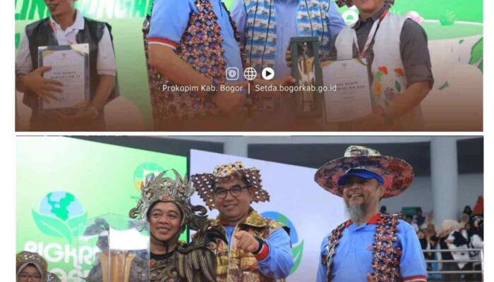 Pemkab Bogor Raih Rekor MURI Melalui Pameran Kerajinan Daur Ulang Desa Terbanyak