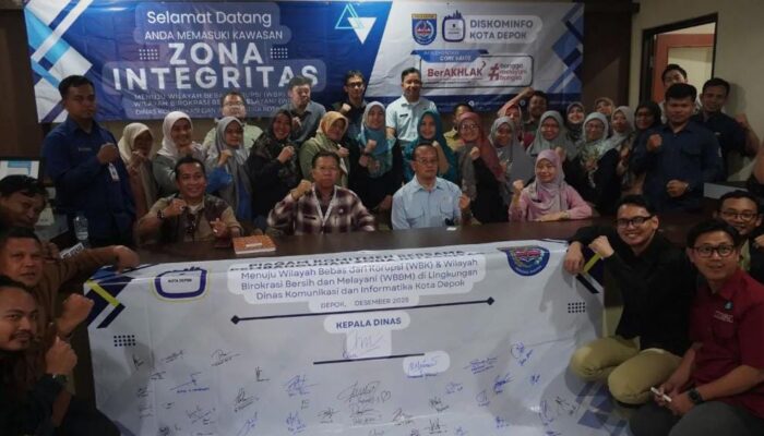 ‎Diskominfo Kota Depok Mencanangkan WBK dan WBBM
