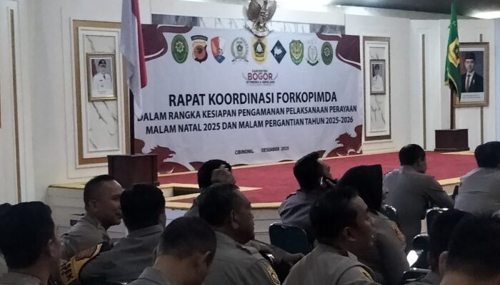 Forkopimda Kabupaten Bogor Matangkan Kesiapan Pengamanan Malam Natal 2025 dan Tahun Baru 2026