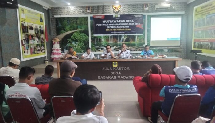 Musyawarah Desa Babakan Madang Tetapkan APBDes Tahun Anggaran 2026