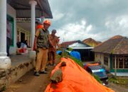 BPBD Lakukan Assesment Di Lokasi Plengsengan Warga Wonosunyo Ambrol