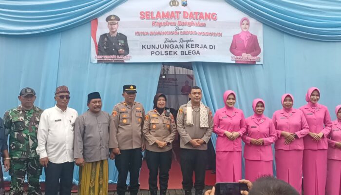 Kapolres Bangkalan Kunjungi Mapolsek Blega, Tekankan Peran Bersama Jaga Kamtibmas