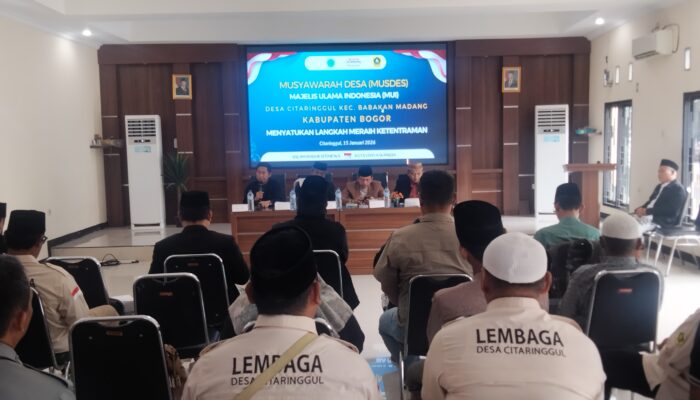 Musyawarah Desa MUI Citaringgul: Menyatukan Langkah Meraih Ketentraman Umat