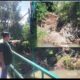 Plengsengan Sungai Longsor,Serta Sayap Jembatan di Dusun Sukci -Bulusari Nyaris Ambrol Usai di Terjang Banjir Exstrim.