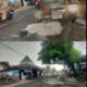 Berlubang Dan Banyak Pengendara Roda Dua Terjatuh,Jalan Gununggangsir -Wonokoyo ,Warga Dan Desa Benahi Swadaya Dengan Beton Rigid