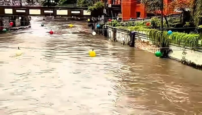 Alarm Untuk Warga Bali, Tinggi Permukaan Air di Pasar Kumbasari Denpasar