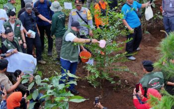Rudy Susmanto Pimpin Penanaman Pohon Serentak di Hutan Kota, Bogor Harus Kembali Hijau
