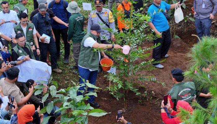 Rudy Susmanto Pimpin Penanaman Pohon Serentak di Hutan Kota, Bogor Harus Kembali Hijau