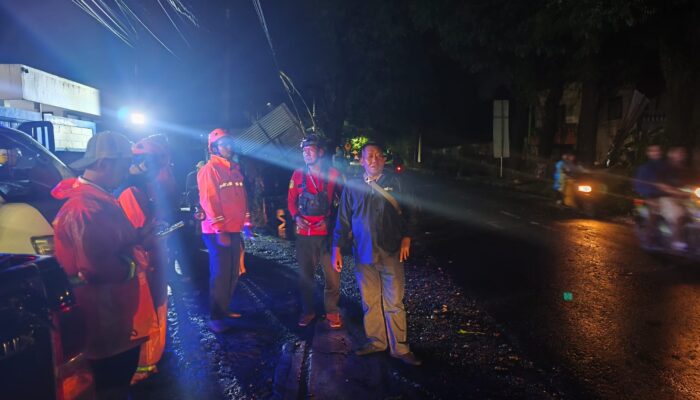 Wanita Hamil Asal Bulukandang Prigen Tertimpa Pohon Tumbang,Camat Pandaan Bersama BPBD Evakuasi Korban Ke RS Sahabat