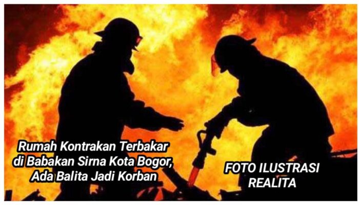 Rumah Kontrakan di Babakan Sirna Kota Bogor Terbakar, Ada Balita Jadi Korban