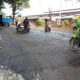 Hore, Ruas Jalan Karangbangkal- Talun Yang Rusak Dan Berlubang Akhirnya DI Benahi Jelang Lebaran