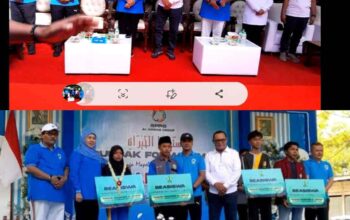 Jalan Santai dan Pembagian 800 Beasiswa Meriahkan Puncak Formasi MBG Al Anwar Group