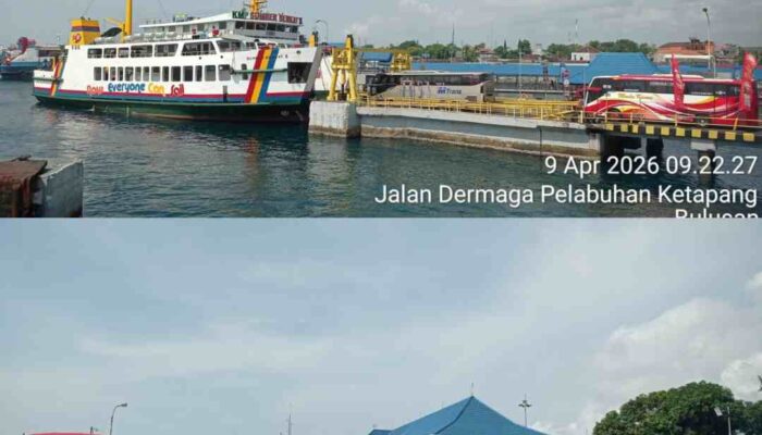 Arus Balik Masih Terasa, Antrian Kendaraan Mengular di Pelabuhan Ketapang