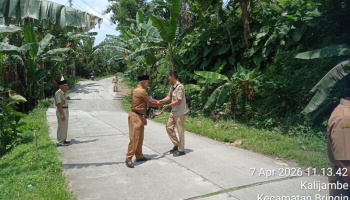 Dinas PU Semarang Bersama Perangkat Desa Kalijambe Melakukan Sidak Jala Amblas Sepanjang 150 Meter