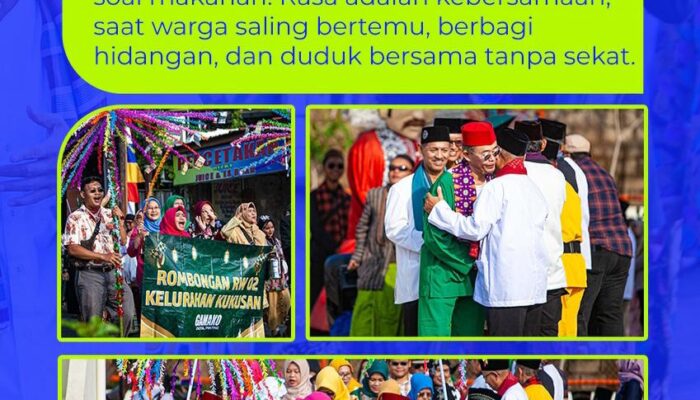 Lurah Kukusan Ajak Warga Lestarikan Tradisi Lewat Lebaran Kukusan Depok